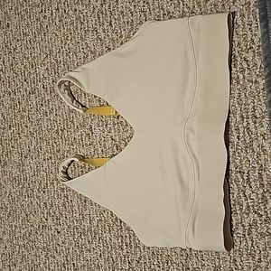 Fabletics tan sports bra